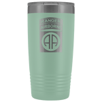 82ND AIRBORNE DIVISION 20OZ TABBED TUMBLER Tumblers Teal Upper Tier Development