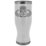 82ND AIRBORNE DIVISION 20OZ TABBED WINGED BOHO TUMBLER Tumblers White Upper Tier Development
