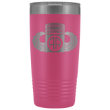 82ND AIRBORNE DIVISION 20OZ TABBED WINGED TUMBLER Tumblers Pink Upper Tier Development