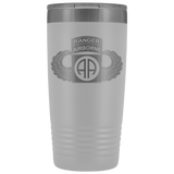 82ND AIRBORNE DIVISION 20OZ TABBED WINGED TUMBLER Tumblers White Upper Tier Development