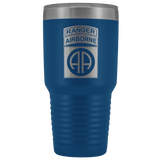 82ND AIRBORNE DIVISION 30OZ TABBED TUMBLER Tumblers Blue Upper Tier Development