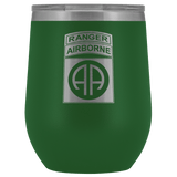 82ND AIRBORNE DIVISION TABBED WINE TUMBLER Wine Tumbler Green Upper Tier Development