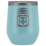 82ND AIRBORNE DIVISION TABBED WINE TUMBLER Wine Tumbler Light Blue Upper Tier Development