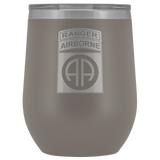 82ND AIRBORNE DIVISION TABBED WINE TUMBLER Wine Tumbler Pewter Upper Tier Development