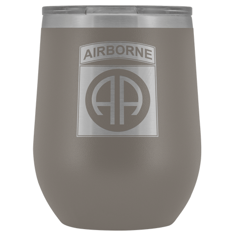 82ND AIRBORNE DIVISION WINE TUMBLER Wine Tumbler Pewter Upper Tier Development