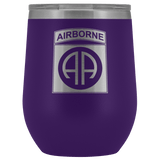 82ND AIRBORNE DIVISION WINE TUMBLER Wine Tumbler Purple Upper Tier Development