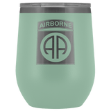 82ND AIRBORNE DIVISION WINE TUMBLER Wine Tumbler Teal Upper Tier Development