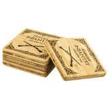 HOUSE INFANTRY BAMBOO COASTERS V2 Coasters Bamboo Coaster - 4pc Upper Tier Development