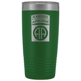 82ND AIRBORNE DIVISION 20OZ TABBED TUMBLER Tumblers Green Upper Tier Development
