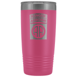 82ND AIRBORNE DIVISION 20OZ TABBED TUMBLER Tumblers Pink Upper Tier Development