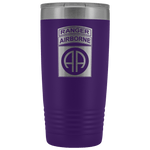 82ND AIRBORNE DIVISION 20OZ TABBED TUMBLER Tumblers Purple Upper Tier Development