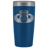 82ND AIRBORNE DIVISION 20OZ TABBED WINGED TUMBLER Tumblers Blue Upper Tier Development