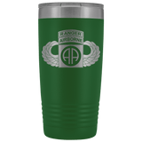82ND AIRBORNE DIVISION 20OZ TABBED WINGED TUMBLER Tumblers Green Upper Tier Development