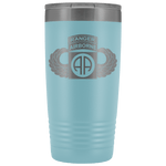 82ND AIRBORNE DIVISION 20OZ TABBED WINGED TUMBLER Tumblers Light Blue Upper Tier Development