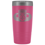 82ND AIRBORNE DIVISION 20OZ TABBED WINGED TUMBLER Tumblers Pink Upper Tier Development