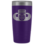 82ND AIRBORNE DIVISION 20OZ TABBED WINGED TUMBLER Tumblers Purple Upper Tier Development