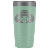 82ND AIRBORNE DIVISION 20OZ TABBED WINGED TUMBLER Tumblers Teal Upper Tier Development