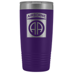 82ND AIRBORNE DIVISION 20OZ TUMBLER Tumblers Purple Upper Tier Development