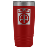 82ND AIRBORNE DIVISION 20OZ TUMBLER Tumblers Red Upper Tier Development