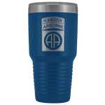 82ND AIRBORNE DIVISION 30OZ TABBED TUMBLER Tumblers Blue Upper Tier Development