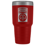 82ND AIRBORNE DIVISION 30OZ TABBED TUMBLER Tumblers Red Upper Tier Development
