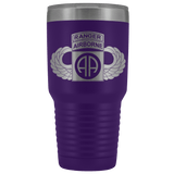82ND AIRBORNE DIVISION 30OZ TABBED WINGED TUMBLER Tumblers Purple Upper Tier Development