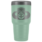 82ND AIRBORNE DIVISION 30OZ TABBED WINGED TUMBLER Tumblers Teal Upper Tier Development