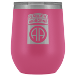82ND AIRBORNE DIVISION TABBED WINE TUMBLER Wine Tumbler Pink Upper Tier Development
