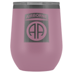 82ND AIRBORNE DIVISION WINE TUMBLER Wine Tumbler Light Purple Upper Tier Development