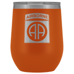 82ND AIRBORNE DIVISION WINE TUMBLER Wine Tumbler Orange Upper Tier Development