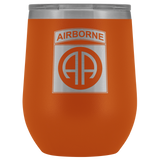 82ND AIRBORNE DIVISION WINE TUMBLER Wine Tumbler Orange Upper Tier Development