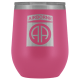 82ND AIRBORNE DIVISION WINE TUMBLER Wine Tumbler Pink Upper Tier Development