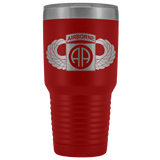 82ND AIRBORNE DIVISION WINGED 30OZ TUMBLER Tumblers Red Upper Tier Development